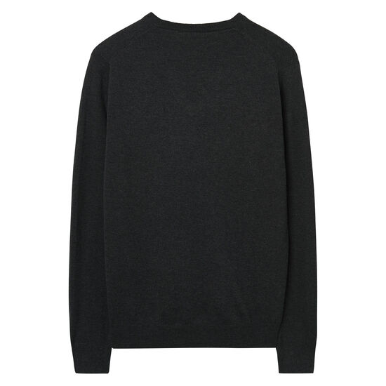 Cotton Wool V-Neck Sweater